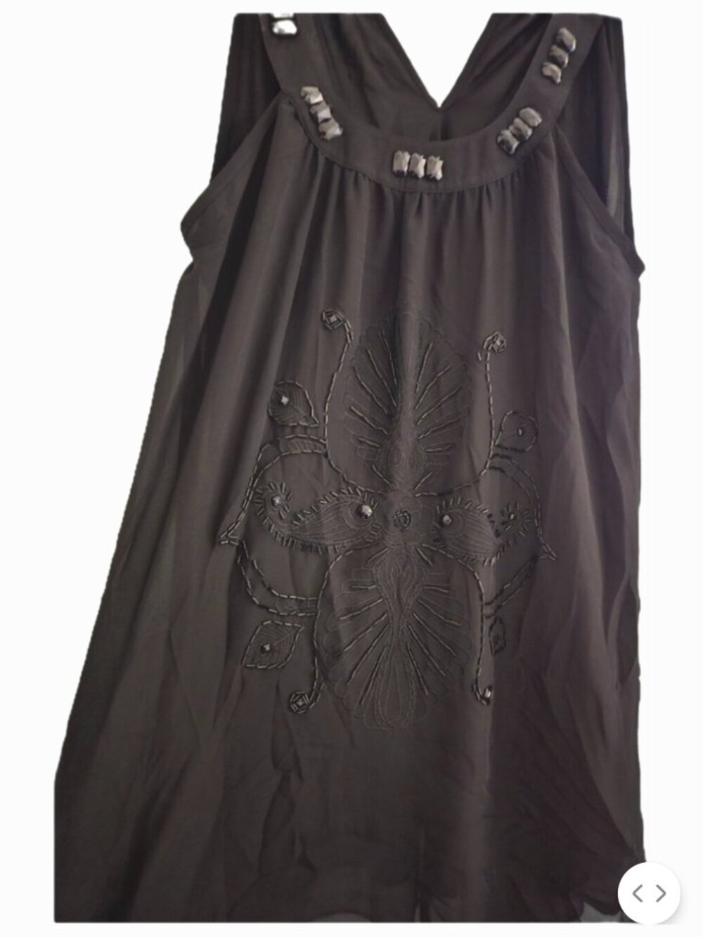 Charlotte Russe beaded flowy dress